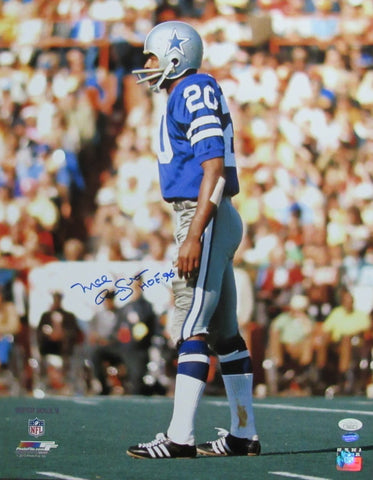 Mel Renfro HOF Autographed 16x20 Photo Dallas Cowboys JSA 196390