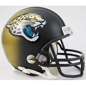 Jacksonville Jaguars Dual Color Mini Speed Helmet