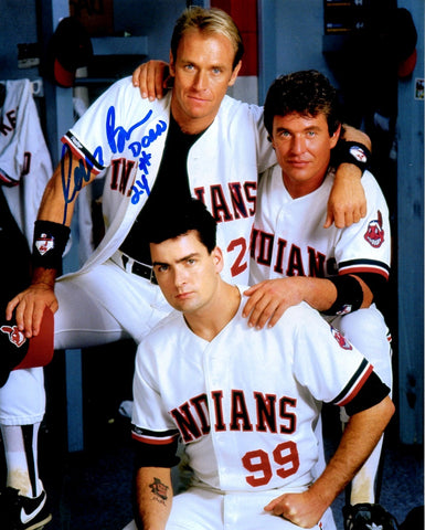 Major League CORBIN BERNSEN Signed 8X10 Photo #2 as "Roger Dorn" AUTO
