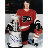 Flyers Legends Pennant Signed (5) Parent, Barber, Macleish, Watson, Kindachuk