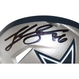 Luke Schoonmaker Signed Dallas Cowboys Mini Helmet Beckett 42741