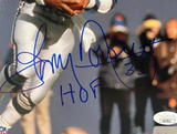 Tony Dorsett Dallas Cowboys Autographed 8x10 Photo Inscribed "HOF" JSA COA