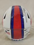 JOSH ALLEN SIGNED BUFFALO BILLS SPEEDFLEX AUTHENTIC HELMET W/ "MVP" BECKETT QR