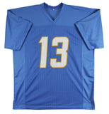 Keenan Allen Authentic Signed Powder Blue Pro Style Jersey JSA Wit #WIT194301