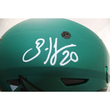 Brian Dawkins Signed Philadelphia Eagles Helmet Speedflex Rave Beckett WIT 58616