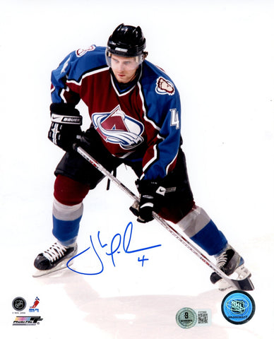John-Michael Liles Autographed Colorado Avalanche 8x10 Photo Beckett 57737