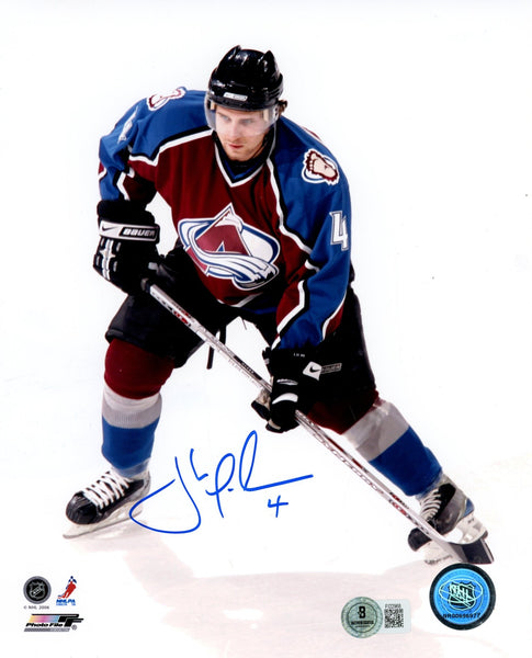 John-Michael Liles Autographed Colorado Avalanche 8x10 Photo Beckett 57737