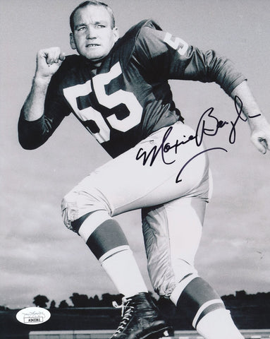 Maxie Baughan Autographed 8x10 B/W Photo Philadelphia Eagles JSA