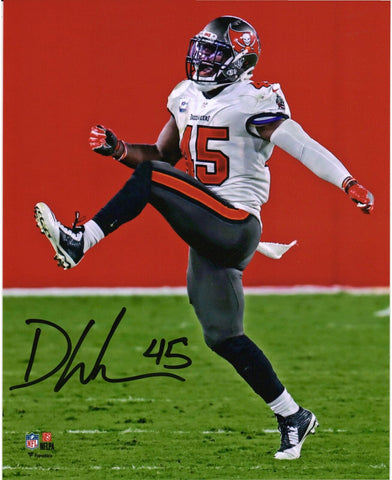 Devin White Tampa Bay Buccaneers Signed 8" x 10" Celebration Photo