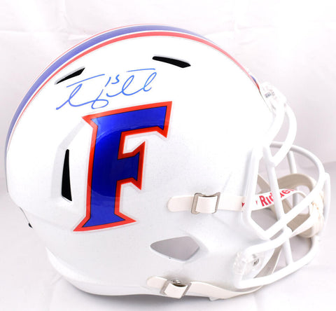 Tim Tebow Autographed Florida Gators F/S White Alt Speed Helmet - Beckett W Holo