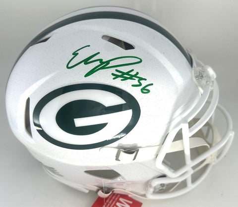 Packers EDGERRIN COOPER Signed Full Size Authentic WHITE OUT Helmet AUTO - BAS