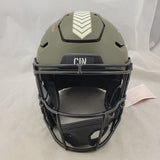 JAMARR CHASE SIGNED CIN BENGALS F/S STS SPEEDFLEX AUTHENTIC HELMET BECKETT QR