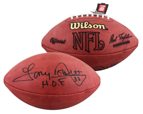 Cowboys Tony Dorsett "HOF" Signed Wilson Official Nfl Football BAS #BY093004