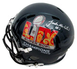 Jordan Mailata Signed Speed Full Size Replica SB LIX Helmet Eagles BAS 192856