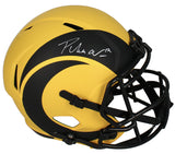 Puka Nacua Autographed Los Angeles Rams 'RAVE' Full Size Speed Helmet Fanatics