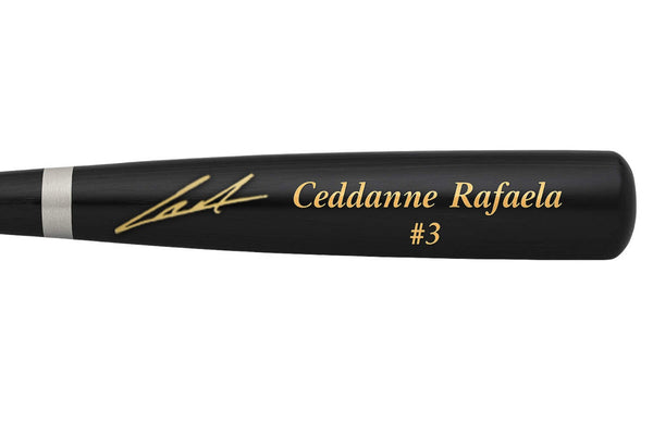 Ceddanne Rafaela Boston Red Sox Autographed Black Rawlings Bat JSA PSA Pass