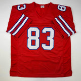 Autographed/Signed Andre Reed Buffalo Red Football Jersey PSA/DNA COA