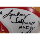 Selmon Sapp Lynch Brooks Barber Tampa Bay Buccaneers Mini Helmet Beckett 51005