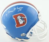 Haven Moses Signed Denver Broncos Throwback Mini Helmet (JSA COA) 1973 Pro Bowl