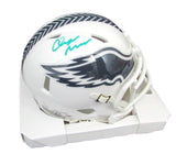 Quinyon Mithcell Signed Eagles 2024 Salute to Service Mini Helmet JSA 192985
