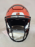 CHASE BROWN SIGNED CINCINNATI BENGALS F/S SPEEDFLEX AUTHENTIC HELMET BECKETT QR