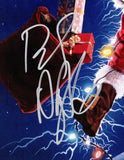 CHEVY CHASE & D'ANGELO AUTOGRAPHED 11X17 CHRISTMAS VACATION POSTER BECKETT