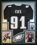 FRAMED PHILADELPHIA EAGLES FLETCHER COX AUTOGRAPHED SIGNED JERSEY JSA COA