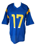 Davante Adams Los Angeles Signed Blue Football Jersey BAS