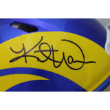Kurt Warner Signed St. Louis Rams Authentic Helmet Beckett 45432