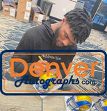 Cam Akers Autographed Los Angeles Rams Flash Mini Helmet Beckett 35392