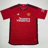 Autographed/Signed Marcus Rashford Manchester United Red Jersey Beckett COA