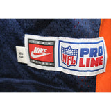 John Elway Autographed Denver Broncos Nike Sz 48 Blue Jersey Beckett 52849