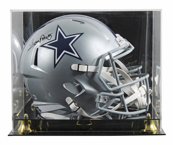 Cowboys Tony Dorsett Signed Full Size Speed Rep Helmet w/ Case BAS Witnessed 2