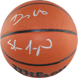 Shawn Kemp Gary Payton Signed Seattle Supersonics I/O Basketball Beckett 49708