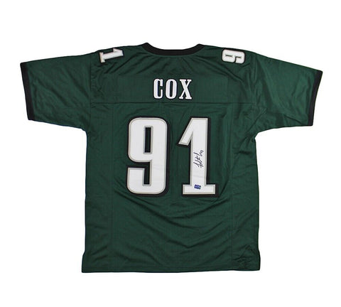 Fletcher Cox Signed Philadelphia Custom Green Jersey