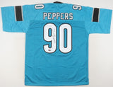 Julius Peppers Signed Carolina Panthers Jersey (Players Ink) NFL HOF 2024 /L B