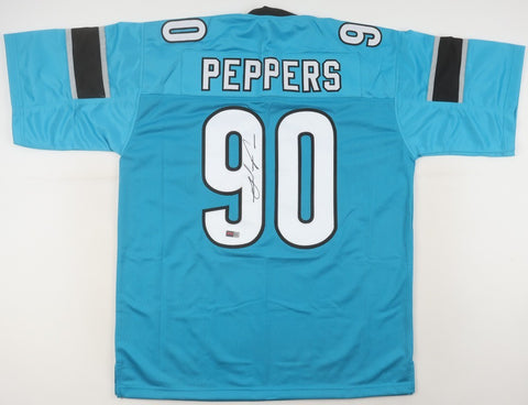 Julius Peppers Signed Carolina Panthers Jersey (Players Ink) NFL HOF 2024 /L B
