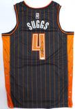 Orlando Magic Jalen Suggs Autographed Black Nike Jersey Beckett QR #XP14123178