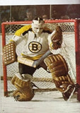 Ed Johnstone Signed Boston Bruin 75th Anniversary Logo Hockey Puck (Beckett COA)