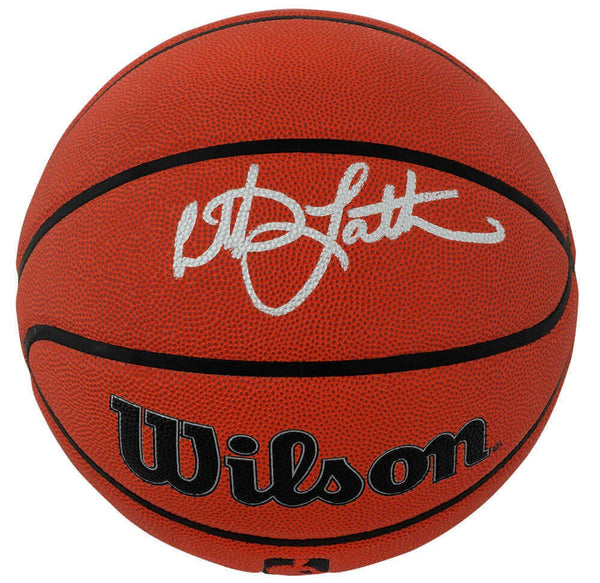 Christian Laettner Signed Wilson Indoor/Outdoor NBA Basketball - (SCHWARTZ COA)