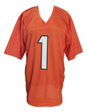 Ja'Marr Chase Signed Custom Orange Pro-Style Football Jersey JSA SD
