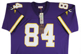 Vikings Randy Moss "2x Insc" Signed Purple 1998 M&N TB Jersey BAS Witnessed