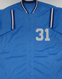 KC Royals BRET SABERHAGEN Signed Custom Replica Blue Jersey AUTO - BAS