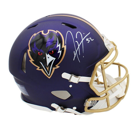 Ray Lewis Signed Baltimore Ravens Speed Authentic Alternate NFL Helmet