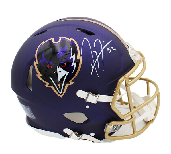 Ray Lewis Signed Baltimore Ravens Speed Authentic Alternate NFL Helmet