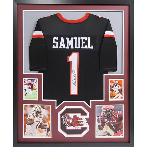 Deebo Samuel Autographed Signed Framed USC South Carolina Jersey JSA