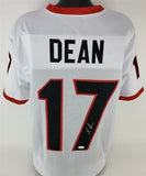 Nakobe Dean Signed Georgia Bulldogs Jersey (JSA COA) Univ. of Ga. Linebacker