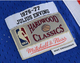 FRMD Julius Erving 76ers Signed Mitchell & Ness 1982-83 Hardwood Swingman Jersey