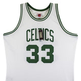 Celtics (3) Bird, Parish & McHale Signed White M&N Swingman Jersey BAS Witnessed