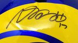 Davante Adams Signed Los Angeles Rams Full Size Replica Speed Helmet BAS